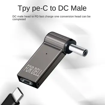 USB Type C Адаптер Быстрой Зарядки Штекерный Разъем Универсальный Конвертер Зарядного Устройства для Ноутбука USB C для Dell Asus Hp Acer