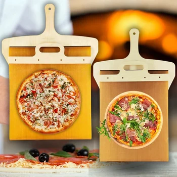 Раздвижная кожура для пиццы Pala Pizza Scorrevole, кожура для пиццы, которая идеально переносит пиццу с антипригарным покрытием