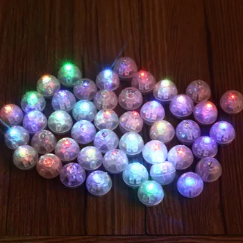 Круглый шар-тумблер Светодиодные фонари на воздушном шаре, мини-вспышки, светящиеся лампы для фонаря, украшение Рождественской свадьбы, вечеринки