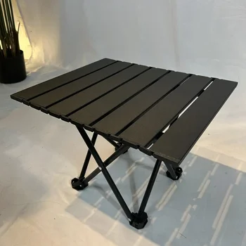 Складные уличные столы Портативное снаряжение для кемпинга Материал из алюминиевого сплава С противоскользящими накладками для ног Высокая несущая способность