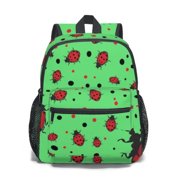 2023 Детский рюкзак для малышей, школьная сумка Ladybug ilustration, сумка для детского сада для девочек и мальчиков