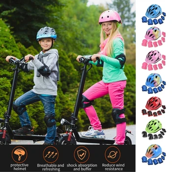 Набор накладок для детского велосипедного шлема, регулируемый комплект защитного снаряжения для шлема для скейтборда