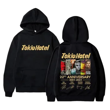 Tokio Hotel Толстовки Рок-Группа Рэпер Каулитц 89 Толстовки С Принтом Мужчины Женщины Хоп Уличная Одежда Толстовка Оверсайз Y2K Одежда