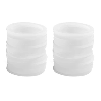 Силиконовые уплотнительные кольца-прокладка для герметичных крышек банок Mason (48 упаковок, обычная горловина)