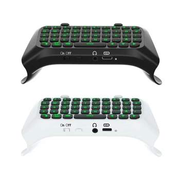Совместимая с Bluetooth мини-клавиатура ForPS5 Voice L41E с зеленой подсветкой