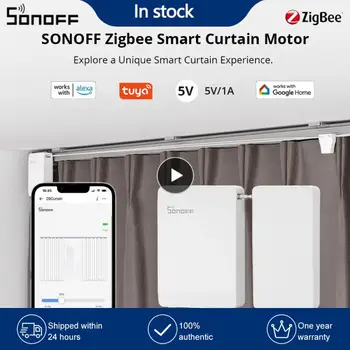 SONOFF Zigbee Smart Curtain Motor Switch 5V / 1A Простая установка, Удаленное приложение, Голосовое управление, Умный дом, Экономия времени, Поддержка Alexa Google
