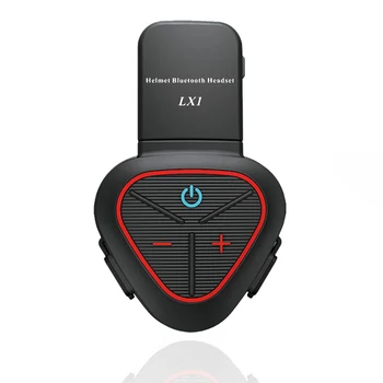 Летний мотоциклетный шлем LX1, специальная Bluetooth-гарнитура, портативная гарнитура CVC Smart с шумоподавлением, Красная
