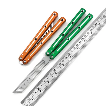 Инструмент для тренировки ножей с алюминиевой ручкой EDC Knives Jilt Channel Butterfly Bearing для практики свободного взмаха