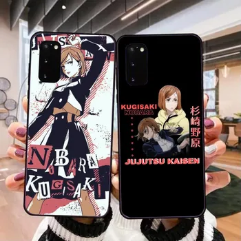 JJK Нобара Кугисаки Чехол для Мобильного Телефона Realme GT 2 9i 8i 7i Pro X50 X2 C35 C21 C20 C11 C3 Черный Мягкий Чехол Для телефона Funda