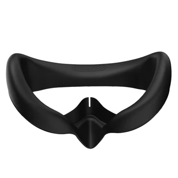 Накладка для глаз для силиконовой сменной маски Pico 4, защитный чехол, маска от пота, аксессуары для очков виртуальной реальности (черный)