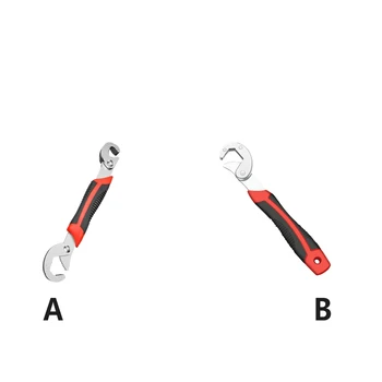 Стальной гаечный ключ Универсальный клапан с высоким крутящим моментом, противоскользящий Гаечный ключ Ручной инструмент