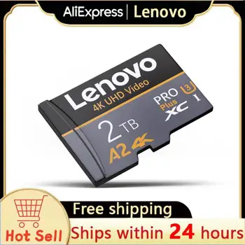 Lenovo 2TB TF Карта Флэш-памяти 1TB 512GB 256GB Высокоскоростная Micro TF SD-Карта 128 ГБ Портативное хранилище cartao de memoria Для Телефона