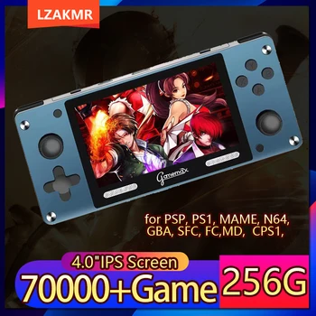НОВЫЙ Портативный игровой плеер с поддержкой Double Battle 4,0 ”IPS-экран 256G 70000 + Игр для PSP PS1 MAME для классических игр