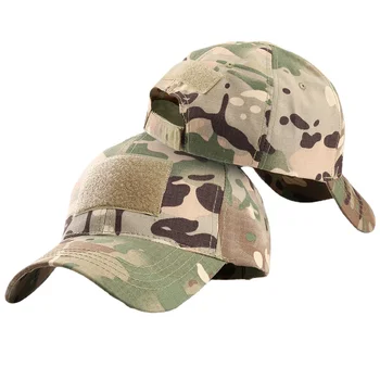 Камуфляжные военные бейсболки, Сетчатые Тактические армейские страйкбольные Спортивные Регулируемые шляпы, Тактическая камуфляжная шляпа для спецназа, солнцезащитная шляпа