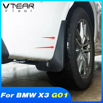 Автомобильные шины Vtear, аксессуары для крыла, внешние вспышки, детали отделки брызговиков, украшения брызговиков для BMW X3 G01 2021 2018