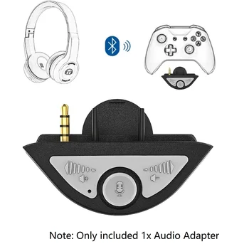 Передатчик Bluetooth, аудиоадаптер, разъем 3,5 мм для беспроводного игрового контроллера серии Xbox One, аксессуар, Регулировка громкости с микрофоном