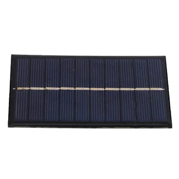 150 мА 0,75 Вт 5 В Модуль солнечной батареи Поликристаллическая Солнечная панель Diy Зарядное устройство для батареи 3,7 В Обучающая игрушка 100x60 мм Эпоксидная смола