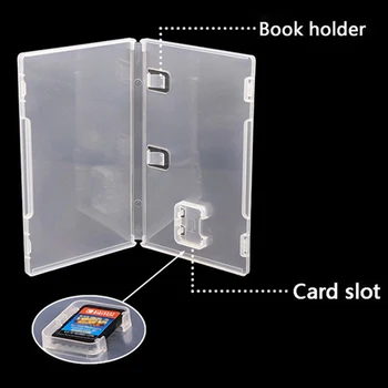 Коробка для игровых SD-карт 1шт, прозрачная коробка, держатель картриджа, Совместимая с корпусом Сменная розничная коробка для игр Nintendo Switch
