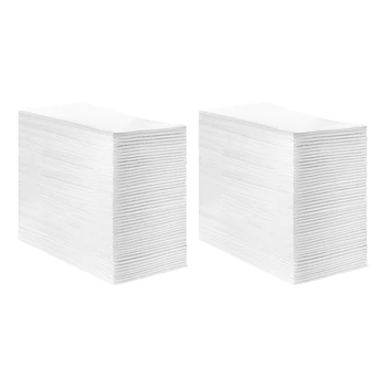 Полотенца для гостей Linen Feel Одноразовая ткань Типа Бумажных Салфеток Для рук Мягкие впитывающие Бумажные Полотенца для рук (белые, 200 г.)