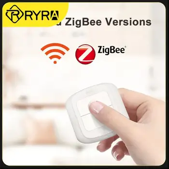 Tuya WiFi/ZigBee 2 Gang Wireless 6 Scene Switch Кнопочный Контроллер с Батарейным Питанием Сценарий Автоматизации для Устройств Tuya
