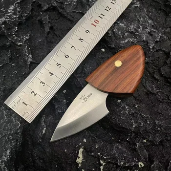 Уличный нож из цельной стали Портативный для самообороны походный мини-карманный нож высокой твердости Sharp Home Daily Fruit