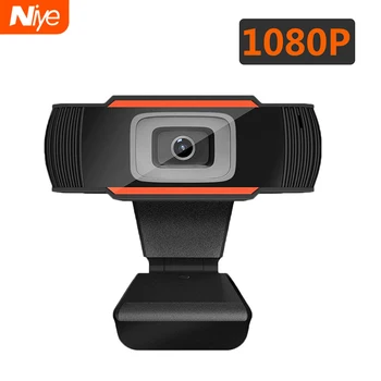 Веб-камера HD 1080P USB-камера Веб-камера Высокой четкости С микрофонной Клипсой Поддержка Камеры Для Windows XP win2003 win7 8 10