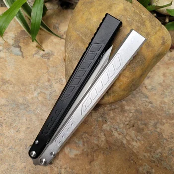 Нож-бабочка TheOne Falcon Balisong с алюминиевой швеллерной рукояткой D2 Blade Bushing System