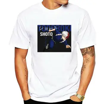МУЖСКАЯ футболка, летняя мужская футболка Shoto Todoroki от swaink, женская футболка, брендовые мужские футболки, мужские модные повседневные футболки с коротким рукавом