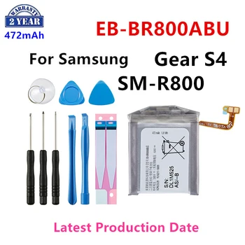 Совершенно Новый Аккумулятор EB-BR800ABU 472mAh Для Samsung Gear S4 SM-R800 SM-R805 SM-R810 Smart Watch Batteries + Инструменты