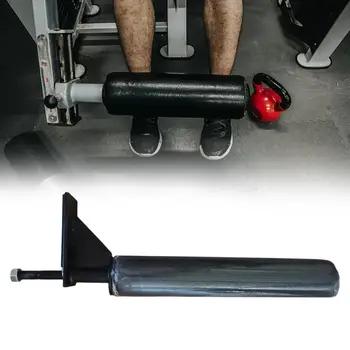 Роликовая насадка для приседания на одной ноге, 1 выпад ноги с поролоновой подставкой для ног, портативное тренажерное оборудование с отверстием 18-26 мм