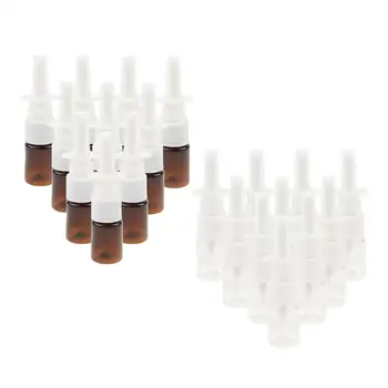 10 /комплект 5 мл многоразовых мини-бутылочек для назального спрея, распылитель мелкого тумана, насос