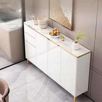 Буфетный шкаф Современный минималистичный Шкаф для гостиной с длинной стеной, Кухонный Винный шкаф для домашнего хранения