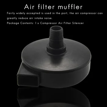 PT 1/2, наружный, черный пластиковый воздушный фильтр компрессора