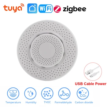 Tuya Smart Zigbee / WiFi Монитор качества воздуха 