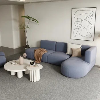 Кресло с откидной спинкой Современные диваны для гостиной L-образный пол Nordic Cloud Диваны для гостиной Японские диваны Wohnzimmer Мебель для гостиной