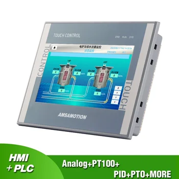 Универсальный интегратор-контроллер HMI PLC Ethernet Сенсорная панель Управления Аналоговое Транзисторное реле PT100 HM7A-32MRT HM7A-32MR