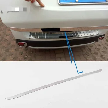 Хромированная накладка на задний багажник, накладка на задние ворота, накладка на заднюю дверь багажника, наклейка на заднюю дверь багажника для Mitsubishi Outlander 2013 - 2019