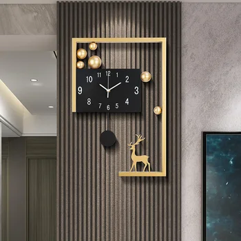 Необычные Бесшумные Современные Цифровые Настенные часы для ванной Комнаты Золотой Кварц Большой 3d Механизм Настенных часов Reloj Pared Decoration Home YX50WC