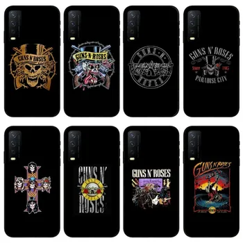 Чехол для телефона Guns N Roses для VIVO Y95 Y93 Y31 Y20 V19 V17 V15 Pro X60 NEX Мягкий черный чехол для телефона