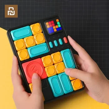 Youpin Giiker Super Huarong Дорожная Скользящая Головоломка Magic Cube Puzzle Интеллект Мышление Логические Обучающие Игрушки для Семьи