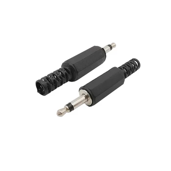 20/10/5 / 2шт 3,5 мм мужской моноблочный разъем для подключения одноканального адаптера DIY Аудио Тип припоя 3,5 мм удлинитель кабеля для наушников