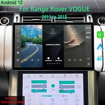 13-дюймовый Android 12 для Land Range Rover Vogue L405 с 2013 по 2018 год Автомобильный Мультимедийный GPS-навигатор с HD-дисплеем, радио Carplay