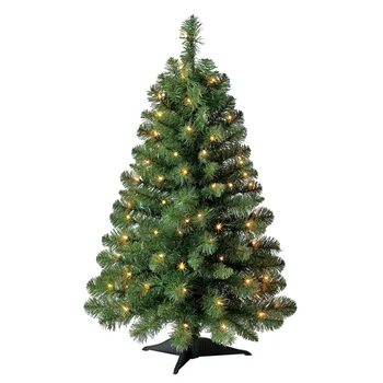 Искусственная рождественская елка Winston Pine длиной 3 фута, прозрачные лампы накаливания, к праздникам