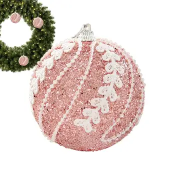 Блестящие украшения для Рождественского шара, Блестящие подвесные праздничные блестки, Подвеска 8 см, Красочные украшения для вечеринок, Милые