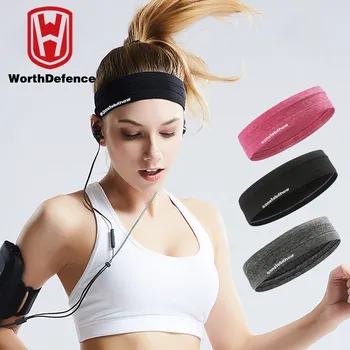 Спортивная повязка WOSWEIR для спортзала, спортивная повязка на голову, противоскользящая для женщин, мужчин, Дышащая баскетбольная повязка для волос, фитнеса, йоги, волейбола