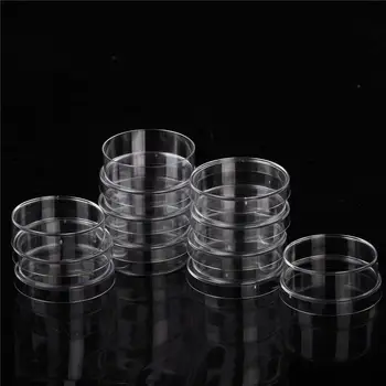10шт Полистиролэфирные чашки Петри для культивирования бактерий для лабораторных медико-биологических научных лабораторных принадлежностей Диаметр: 35 мм