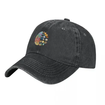 Ковбойская шляпа Crypto Brain, значок пушистой шляпы с капюшоном, пользовательские шляпы, женская кепка, мужская
