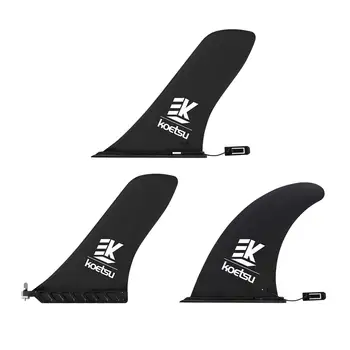 Плавники для доски для серфинга, Черный Хвостовой руль для серфинга, Замена длинного хвостового плавника для доски