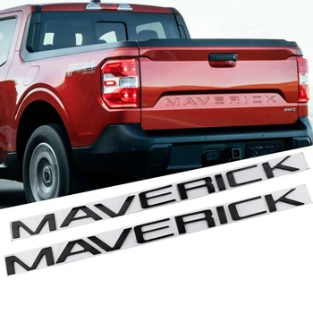 Автомобильный 3D ABS Багажник Хромированные Буквы Логотип Значок Эмблема Наклейки Наклейка Для Ford Maverick Tremor 2022 2023 Аксессуары Для Пикапов