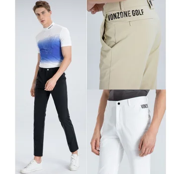 Осенне-зимние новые мужские брюки для гольфа VONZONE, дышащая спортивная одежда для гольфа, повседневные модные мужские брюки
